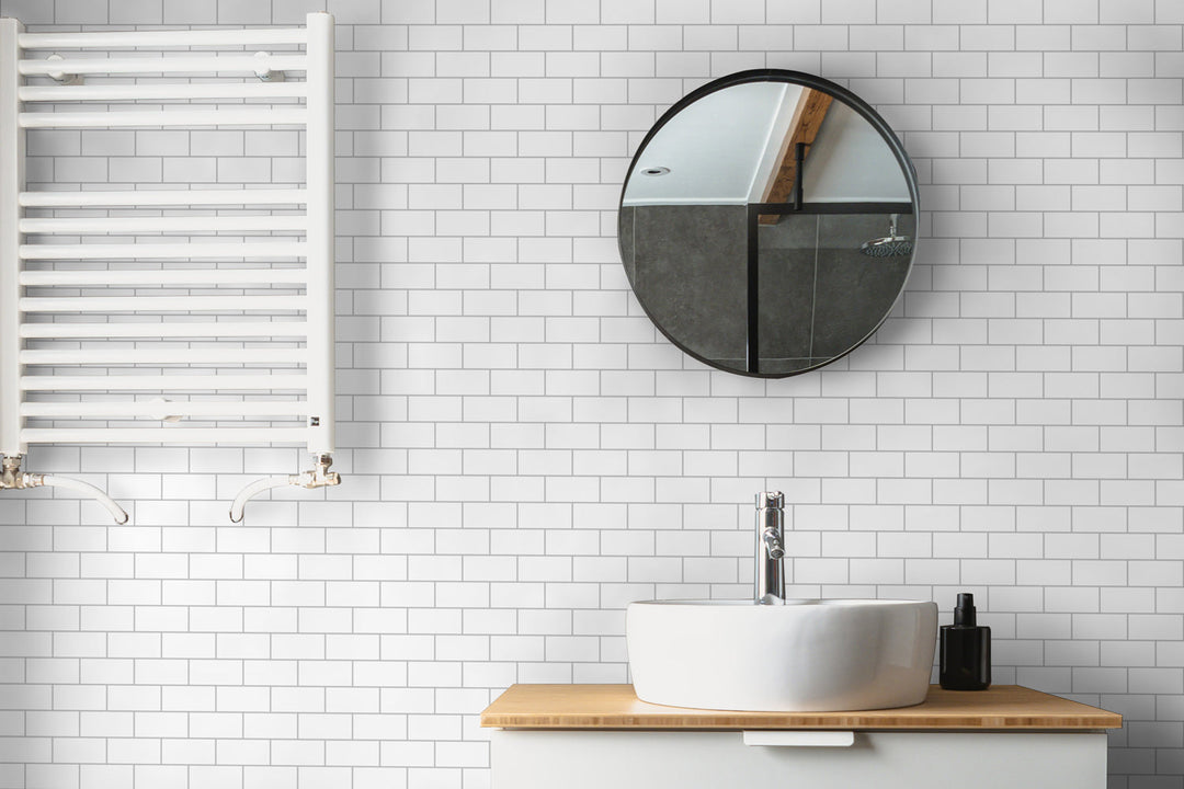 peel and stick subway tile for bathroom