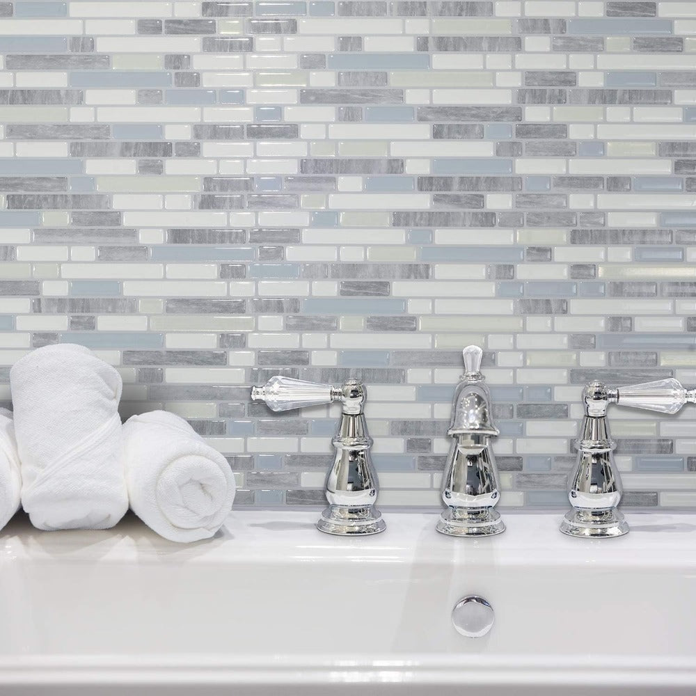 Peel and Stick Tile Backsplash for Bathroom