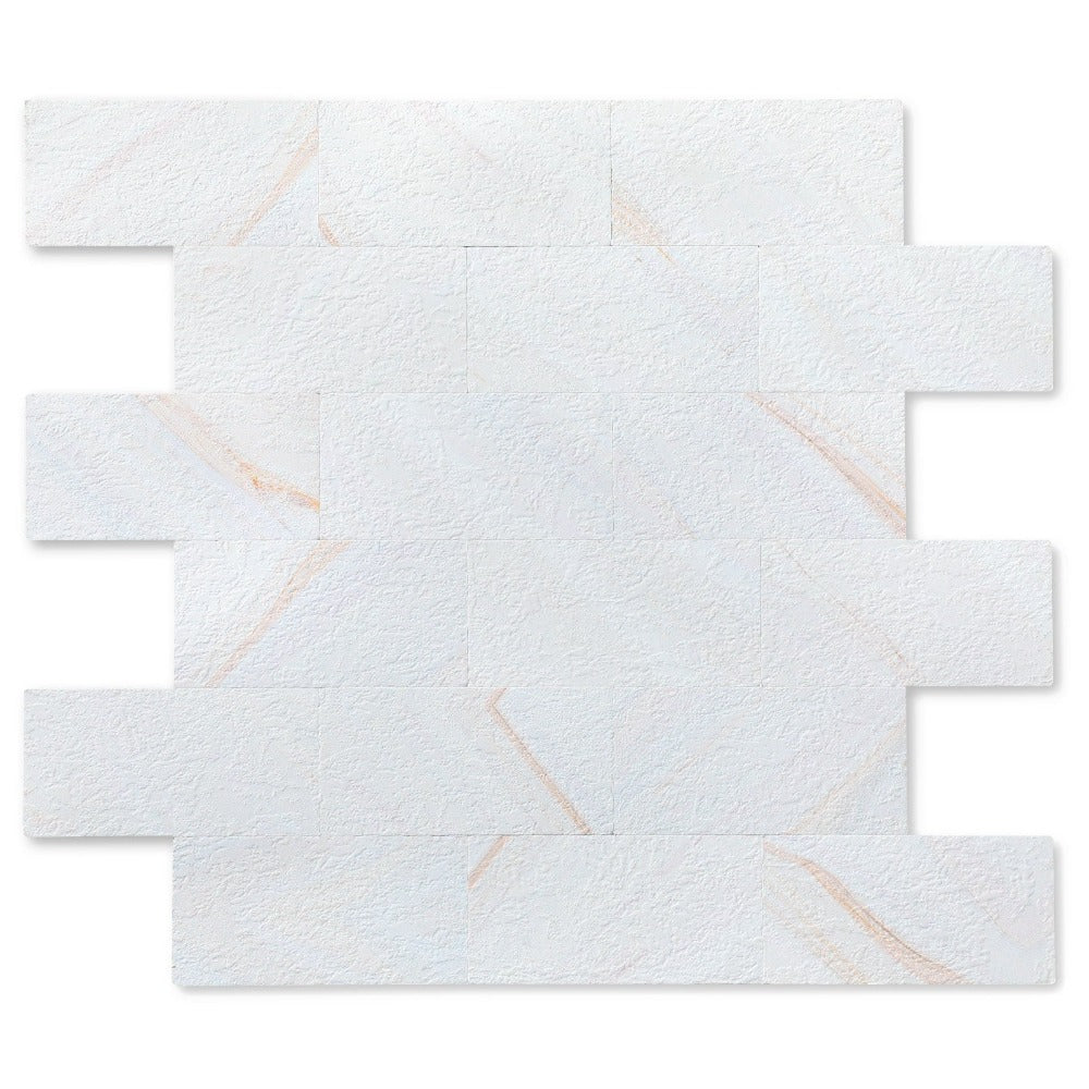  Rainbow White Peel and Stick Subway Tile