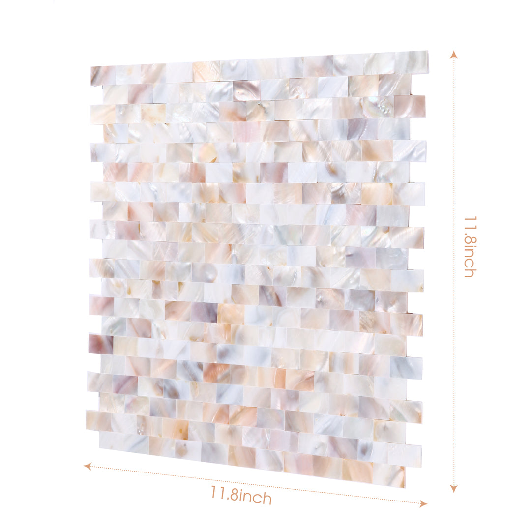 mosaic tile size