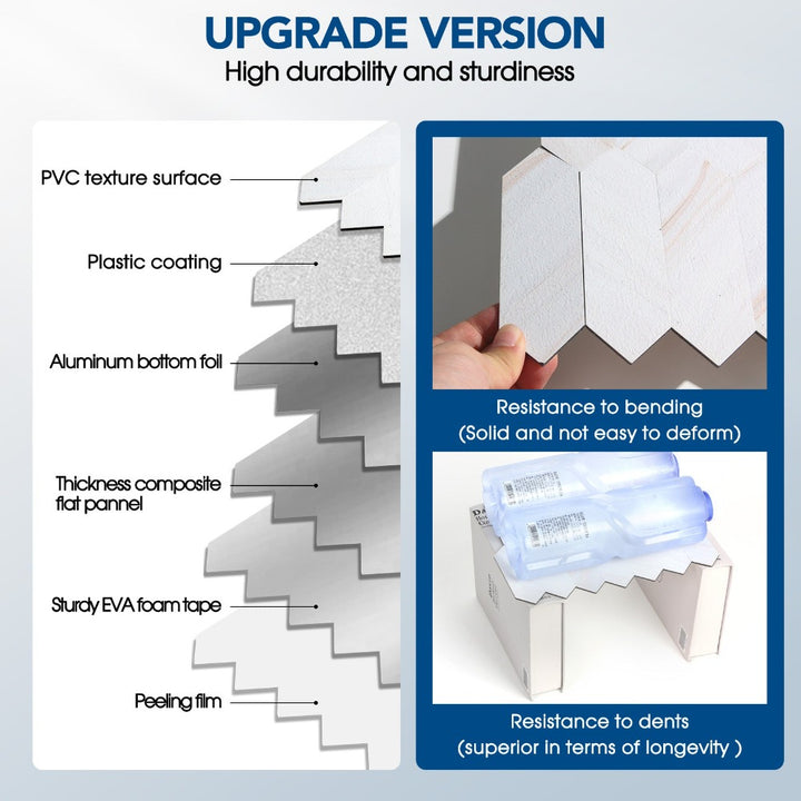 Peel and stick tile structure