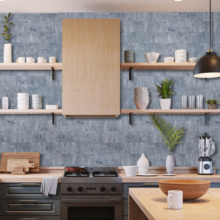 peel and stick stone backsplash for kitchen