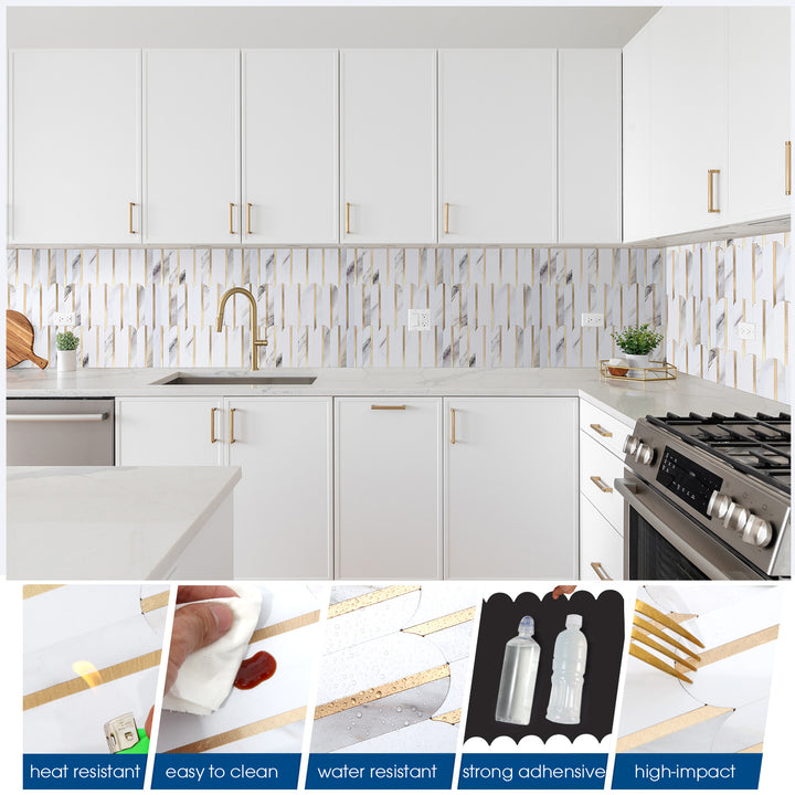 Transforming the kitchen with self-adhesive wall designs