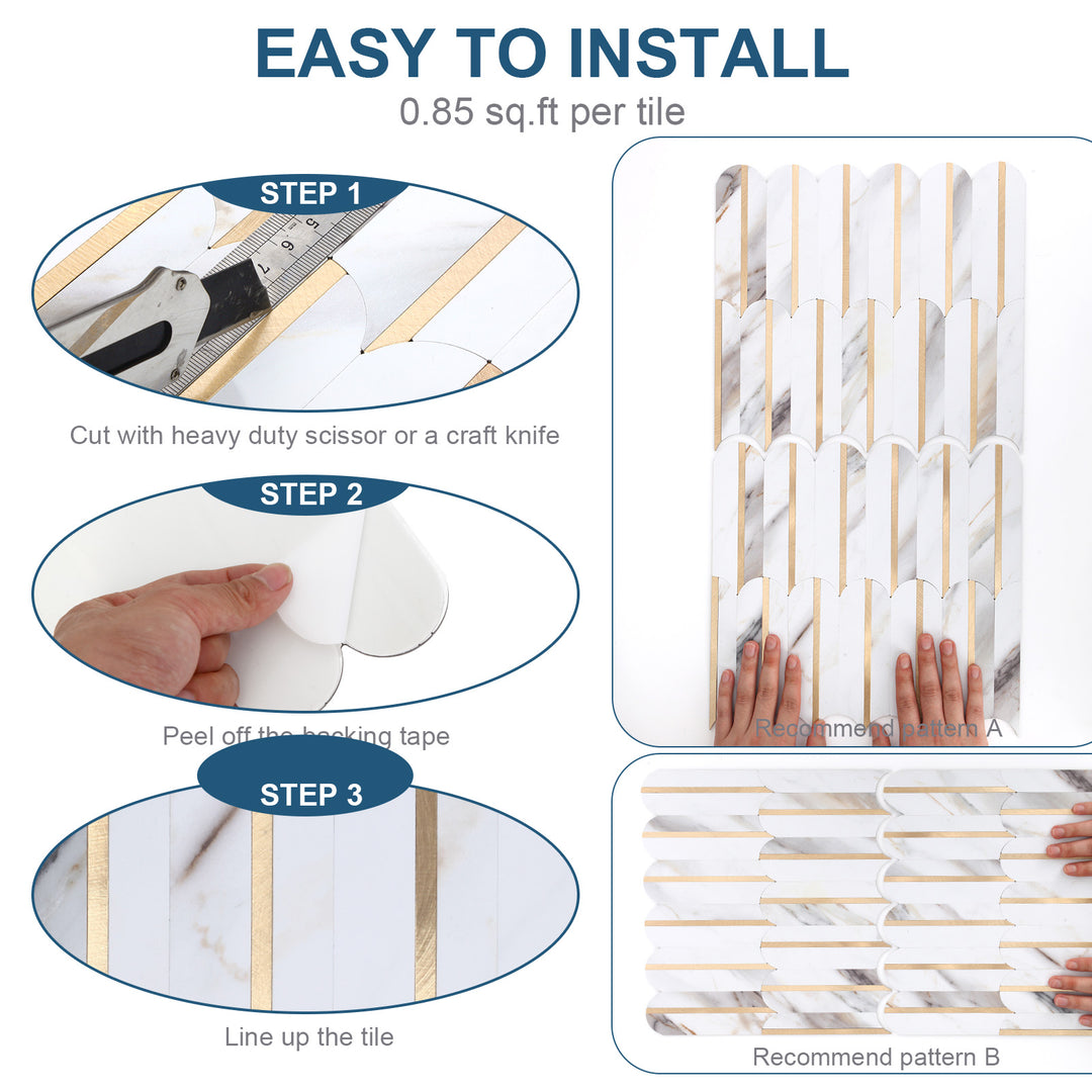 peel and stick tile easy to instal