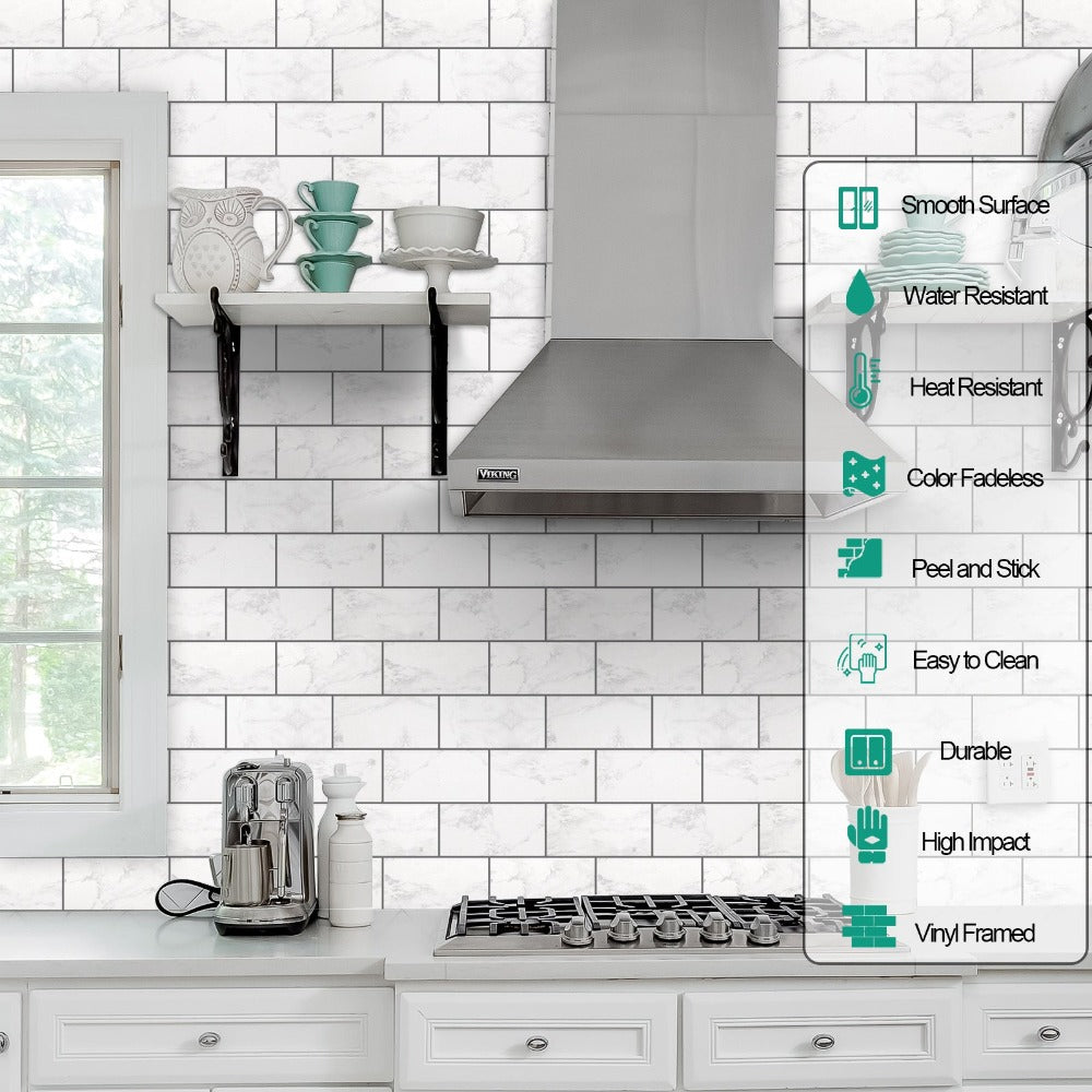 kitchen backsplash tile stick on wall