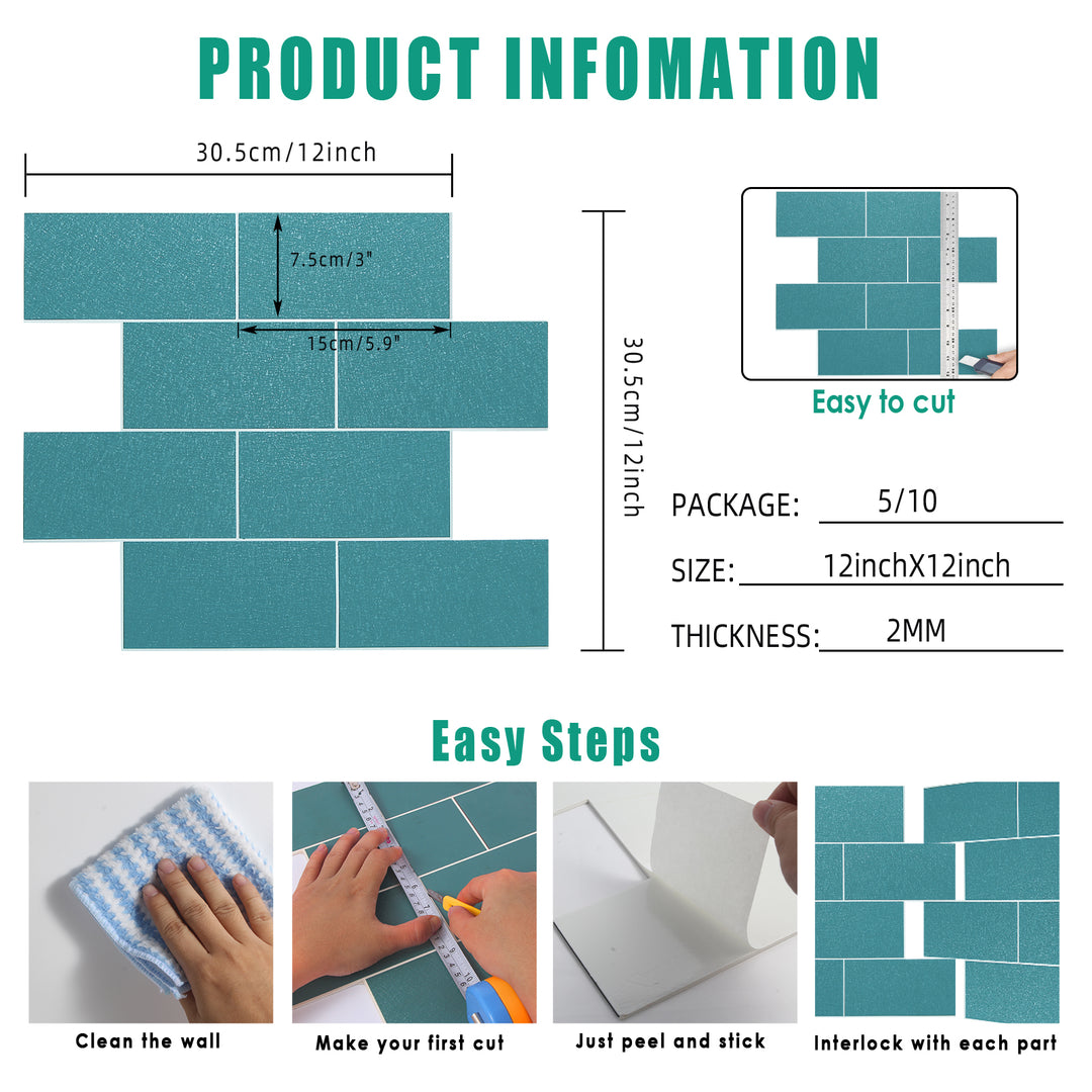 peel and stick wall tile information