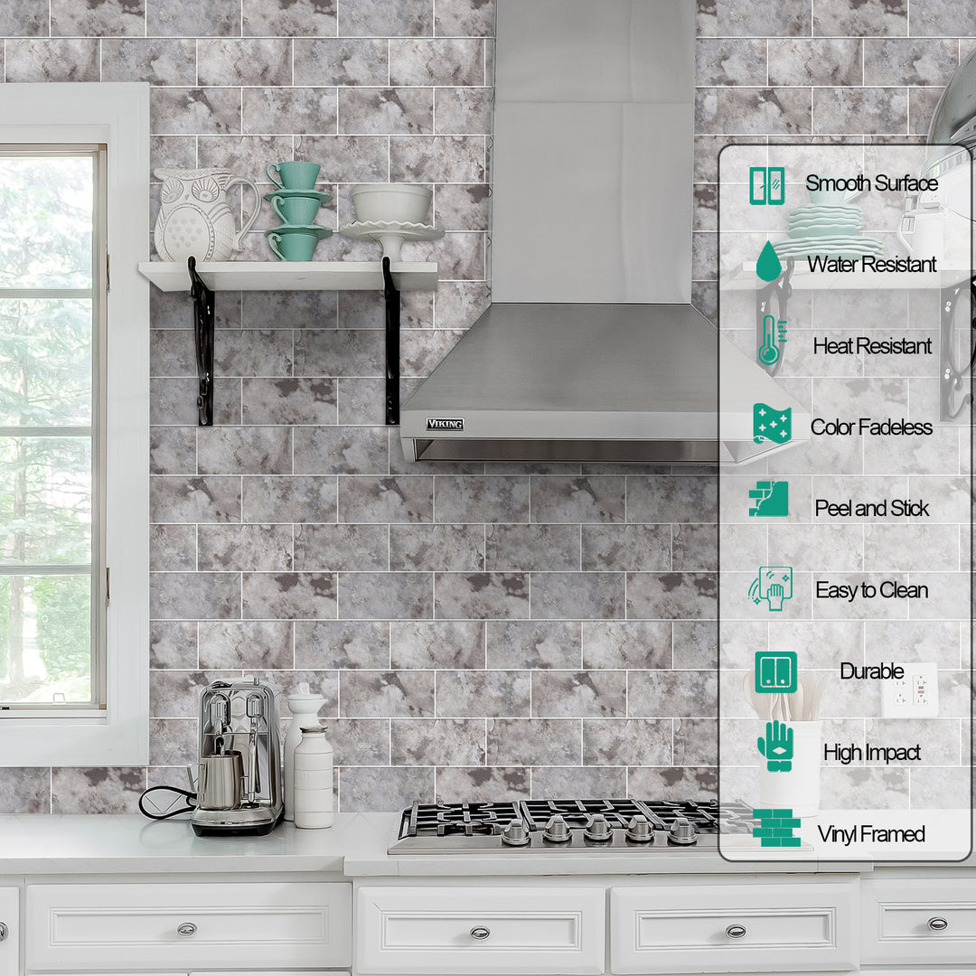 kitchen backsplash tiles stick on wall