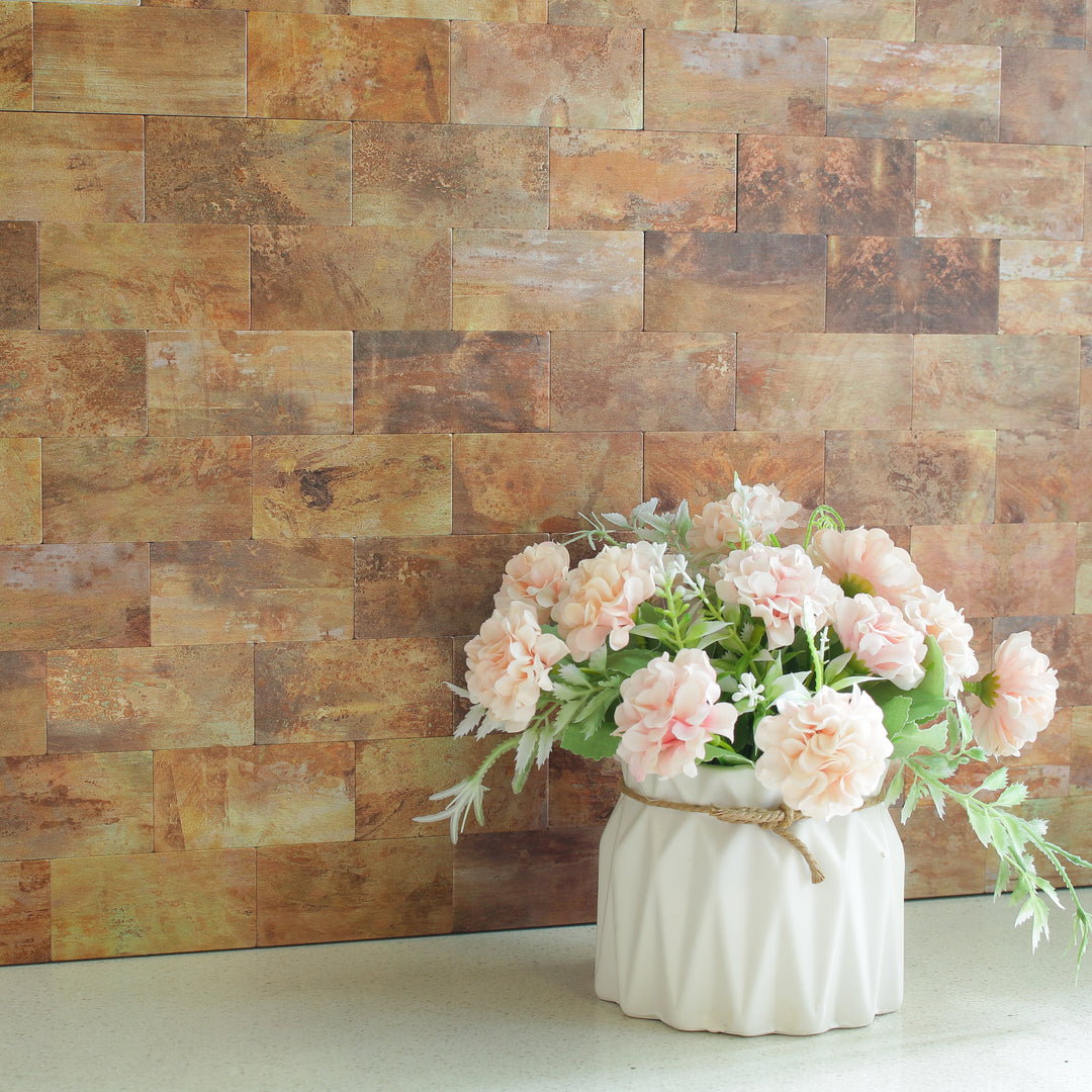 copper backsplash tiles