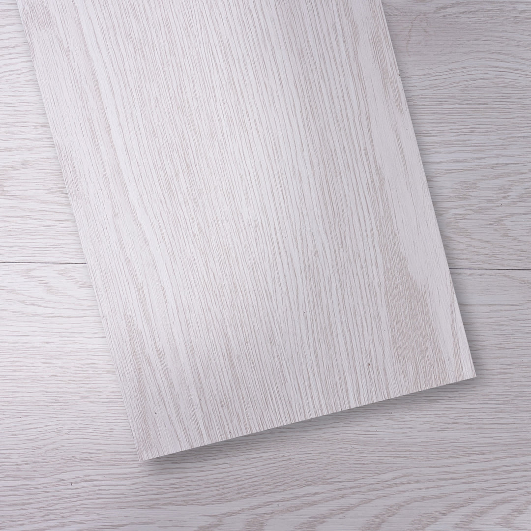 Whitewashed pine wood floor tiles