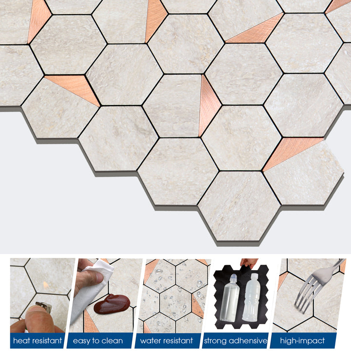 Hexagonal tile properties