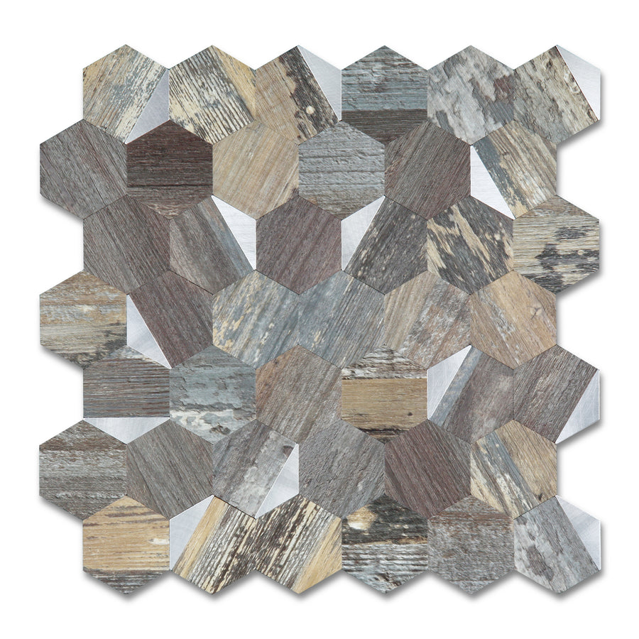 ecru wood peel and stick tile