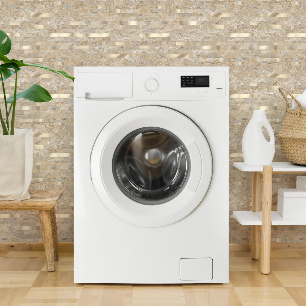 peel and stick tile for laundry room