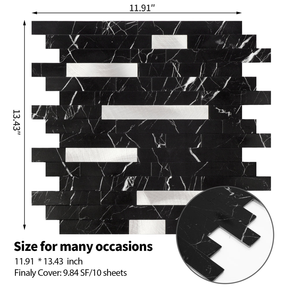 linear blend tile size