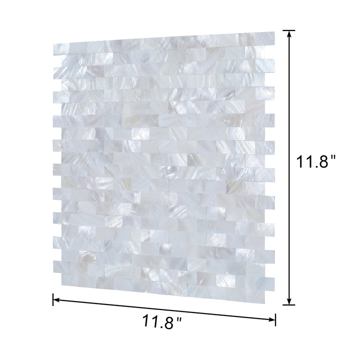 mosaic tile size