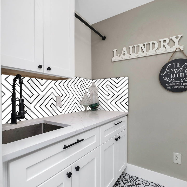 peel and stick backsplash for laundry room