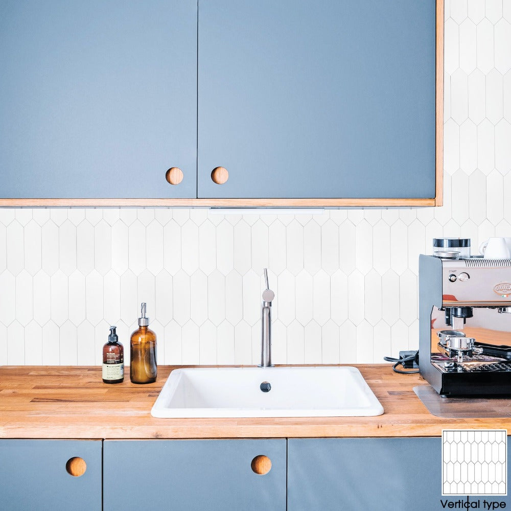 peel and stick hexagon tile for kitchen