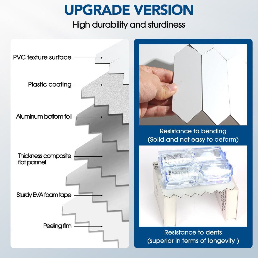 Peel and stick tile structure