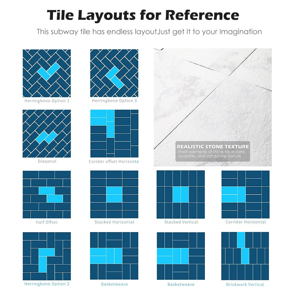 tile layouts for reference