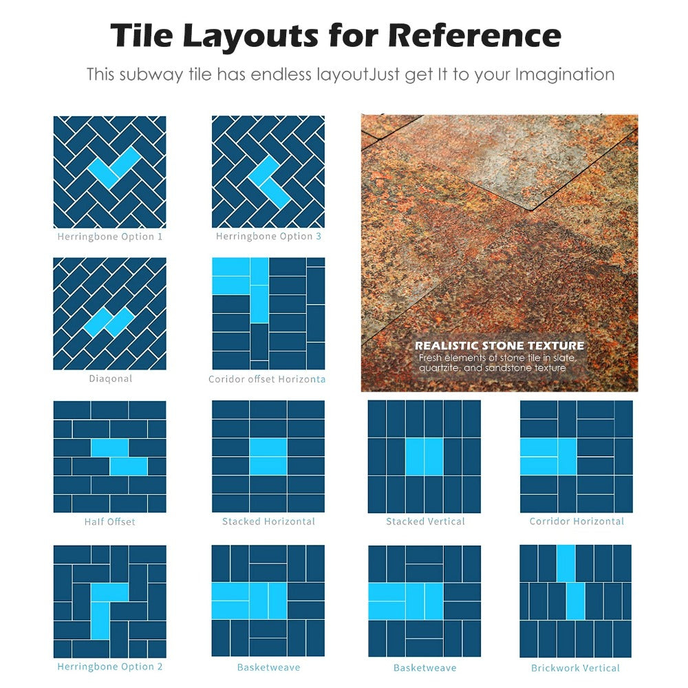 tile layouts for reference