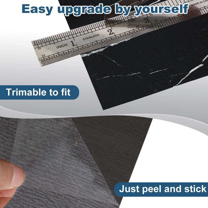 Simple-to-install vinyl flooring tiles