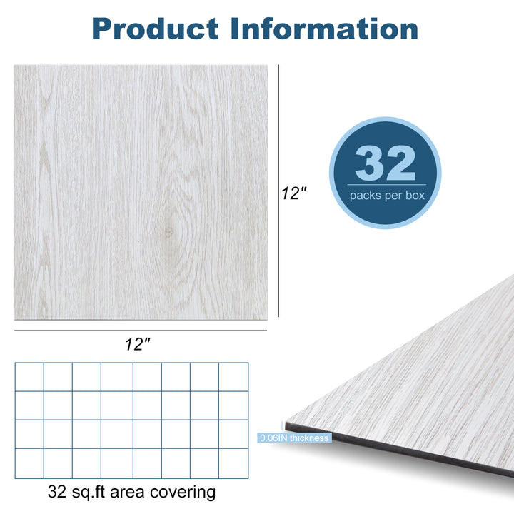 Tile size for self-adhesive floor coverings