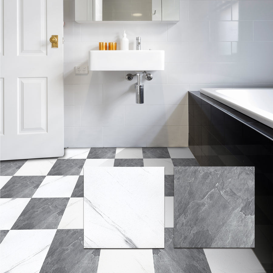 Stone & Jazz Peel and Stick Floor Tile