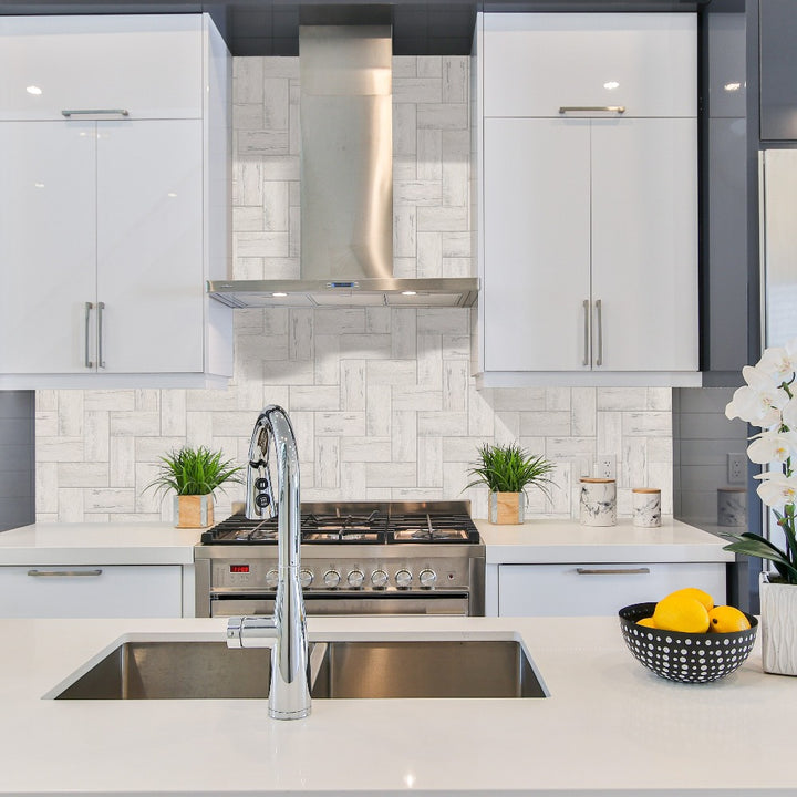 brick tile backsplash for kitchen