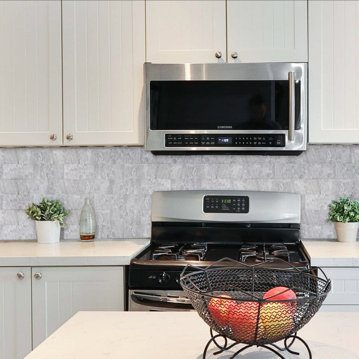 brick subway tile stick on kitchen