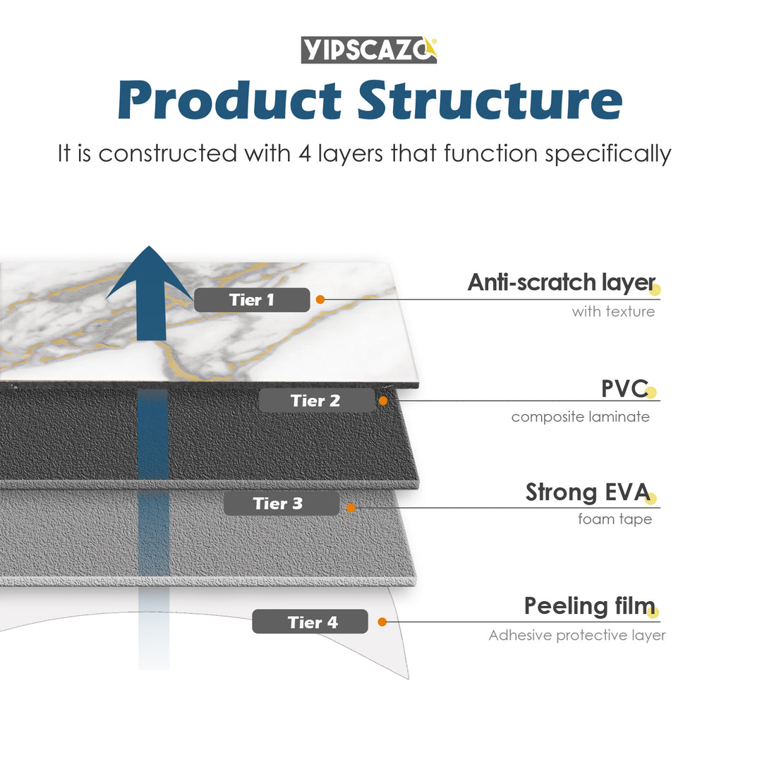 peel and stick brick tile structure