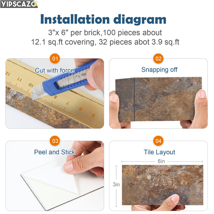 peel and stick tile installation