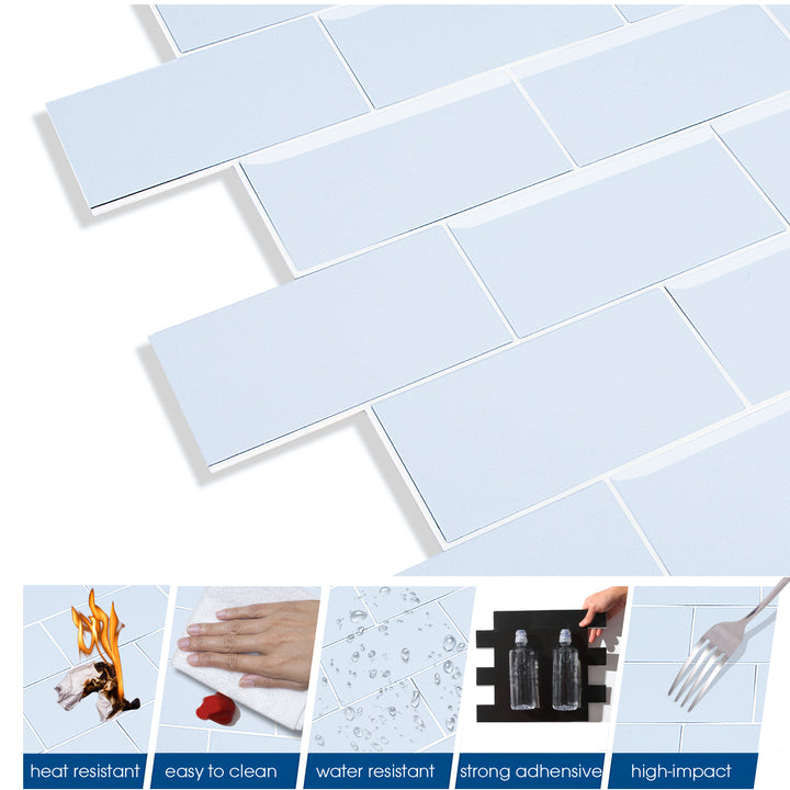 Features of subway backsplash tiles