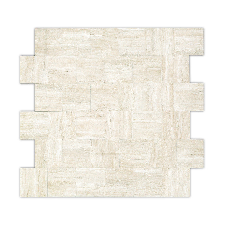 Sandstone Beige Peel and Stick Wall Tile