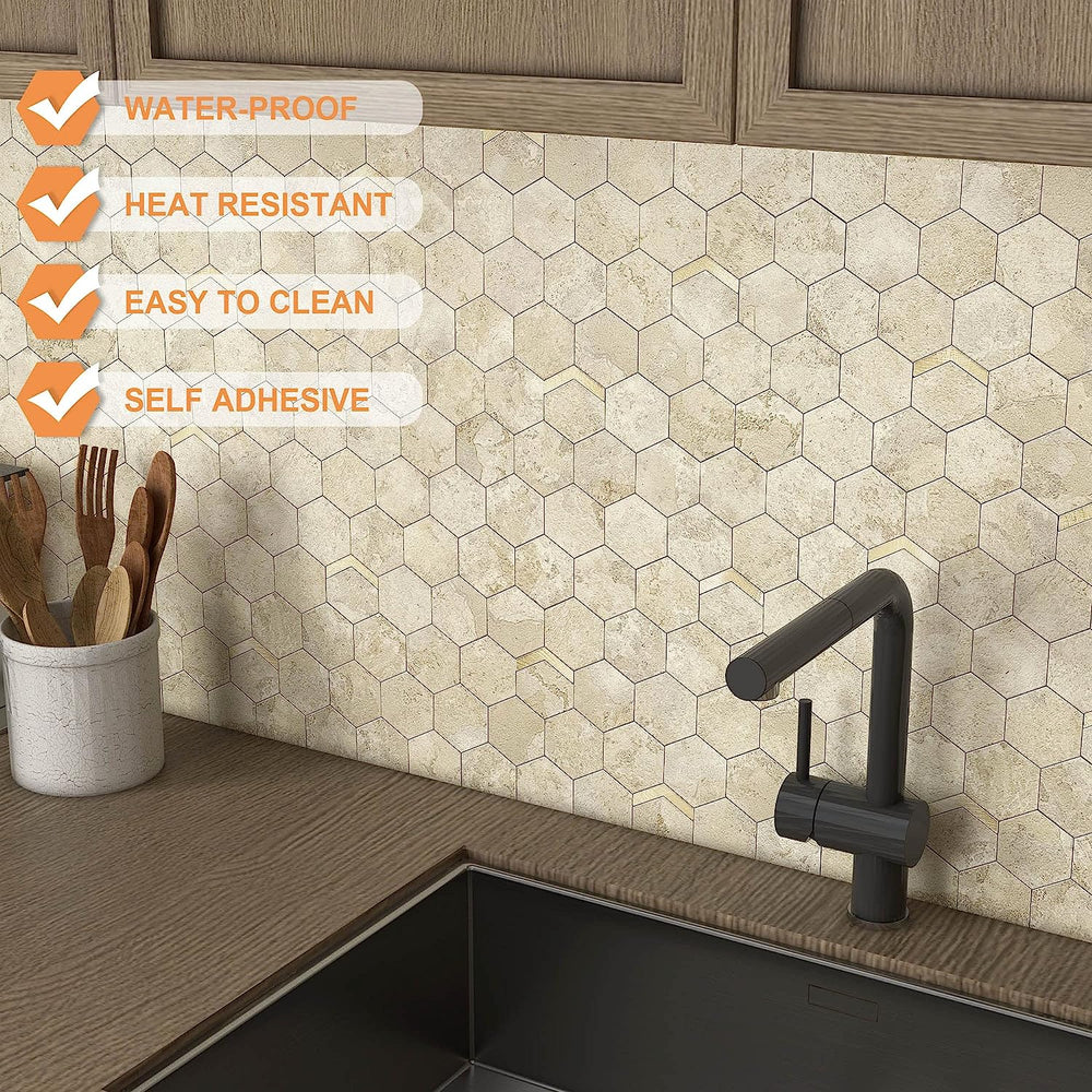 Peel and Stick Backsplash Tile for Kitchen