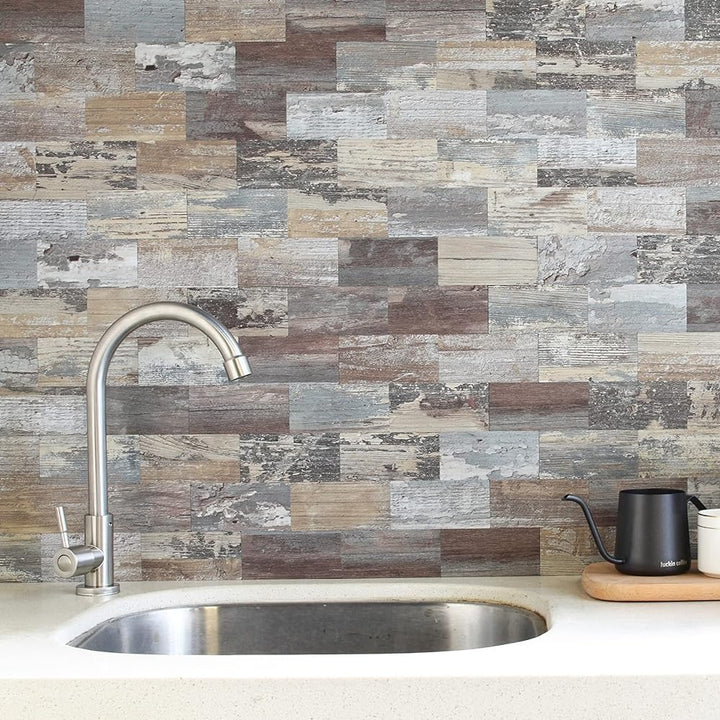 kitchen backsplash tile in ecru rustic