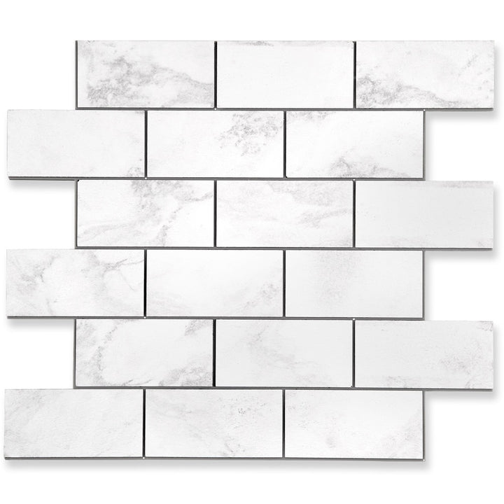 Marble White stick on backsplash